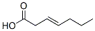 (E)-庚-3-烯酸结构式