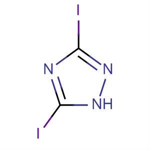 Structure of 1H-1,2,4-Triazole, 3,5-diiodo-