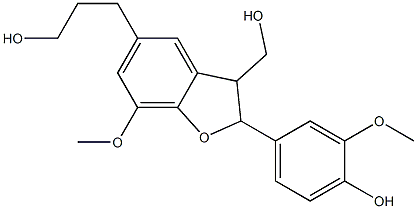 Structure of (2S,3R)-DIHYDRODEHYDROCONIFERYL ALCOHOL