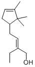 Structure of 2-Ethyl-4-(2,2,3-trimethylcyclopent-3-en-yl)-but-2-en-1-ol