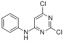 Structure of (2,6-Dichloro-pyrimidin-4-yl)-phenyl-amine