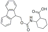 Structure of CYCLOHEXANECARBOXYLIC ACID 2-[[(9H-FLUOREN-9-YLMETHOXY)CARBONYL]AMINO]-