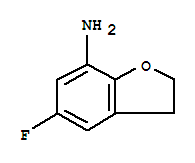 Structure of 7-Benzofuranamine,5-fluoro-2,3-dihydro-