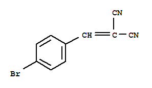 (4-Bromobenzylidene)malononitrile结构式