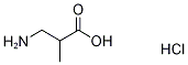 rac-3-Aminoisobutyric Acid Hydrochloride结构式