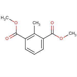 Structure of 1,3-Benzenedicarboxylic acid, 2-methyl-, dimethyl ester