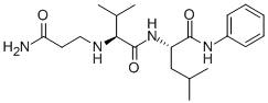 N-(2-CARBAMOYL-ETHYL)-VAL-LEU-ANILIDE结构式
