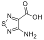 4-氨基-(1,2,5)-噻二唑-3-甲酸结构式