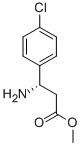 (S)-3-氨基-3-(4-氯苯基)丙酸甲酯结构式