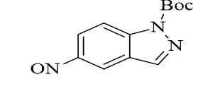 5-亚硝基-1H-吲唑-1-羧酸叔丁酯\贝舒地尔杂质NSI结构式