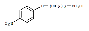 Butanoic acid, 4-(4-nitrophenoxy)-结构式