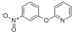 Structure of 2-(3-NITROPHENOXY)PYRIDINE 97+%