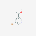 Structure of 1-(5-bromopyridin-3-yl)ethanol
