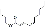 Structure of butyl (2E,4Z)-2,4-decadienoate