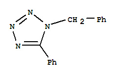 Structure of 1-benzyl-5-phenyl-1H-tetrazole