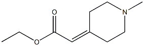 Structure of ethyl (1-methylpiperidin-4-ylidene)acetate