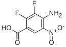 Structure of 4-AMINO-2,3-DIFLUORO-5-NITRO-BENZOIC ACID