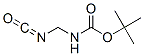 CARBAMIC ACID (ISOCYANATOMETHYL)-,TERT-BUTYL ESTER结构式