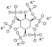 MYO-INOSITOL HEXASULFATE HEXAPOTASSIUM SALT结构式