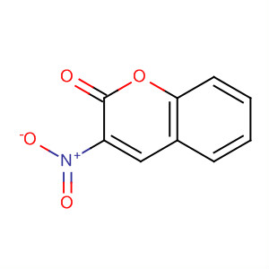Structure of 2H-1-Benzopyran-2-one, 3-nitro-