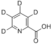 2-吡啶甲酸-D4结构式