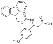 Structure of FMOC-DL-3-(4-METHOXYPHENYL)-3-AMINO-PROPIONIC ACID