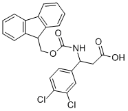 Structure of FMOC-DL-3-(3,4-DICHLOROPHENYL)-3-AMINO-PROPIONIC ACID