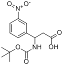 Structure of 3-N-BOC-3-(3-NITROPHENYL)PROPIONIC ACID