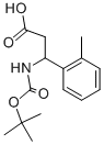 Structure of 3-TERT-BUTOXYCARBONYLAMINO-3-O-TOLYL-PROPIONIC ACID