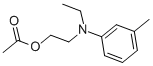 Structure of 2-[Ethyl(3-methylphenyl)amino]ethyl acetate