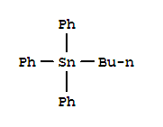 Structure of butyl(triphenyl)stannane