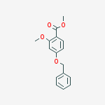 4-Benzyloxy-2-methoxybenzoic acid methyl ester结构式