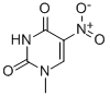 Structure of 1-METHYL-5-NITROURACIL