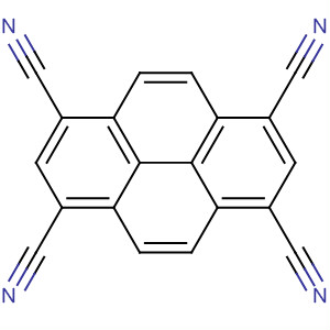 Structure of 1,3,6,8-Pyrenetetracarbonitrile
