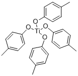 Structure of TITANIUM(IV) CRESYLATE