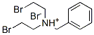Structure of benzyl-bis(2-bromoethyl)azanium bromide