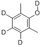 Structure of 2,6-DIMETHYLPHENOL-3,4,5-D3,OD