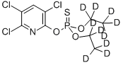 Structure of CHLORPYRIFOS D10