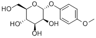 4-甲氧苯基-Α-D-吡喃甘露糖苷结构式