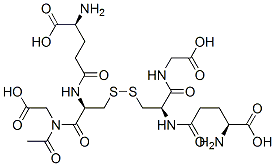 N-acetylglutathione结构式