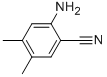Structure of 2-AMINO-4,5-DIMETHYLBENZONITRILE