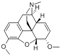 Chemical structure of 6-O-METHYLCODEINE