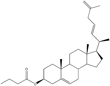 22-去氢赤桐甾乙酸酯结构式