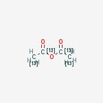 Acetic anhydride-13C4,d6结构式