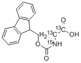 (H15N-Fmoc)13CH213CO2H结构式