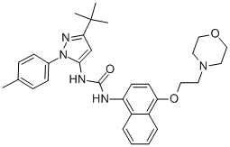 Structure of BIRB 796 (Doramapimod)