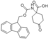 Structure of N-FMOC-AMINO-4-KETOCYCLOHEXYLCARBOXYLIC ACID