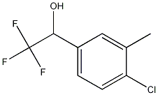 Structure of 1-(4-chloro-3-methylphenyl)-2,2,2-trifluoroethanol