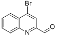 Structure of 4-BROMOQINOLINE-2-CARBOXALDEHYDE