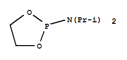 1,3,2-Dioxaphospholan-2-amine, N,N-bis(1-methylethyl)-结构式